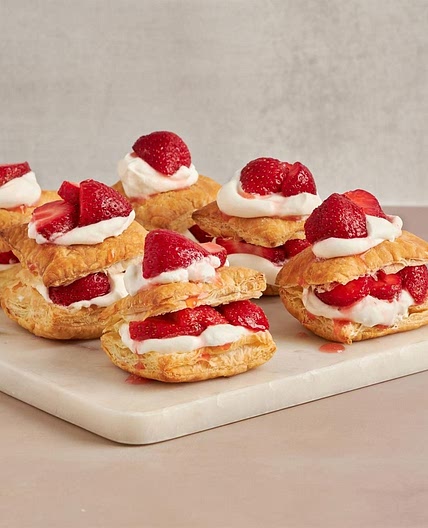 Strawberry Shortcake Puffs