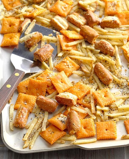 Savory Cracker Snack Mix