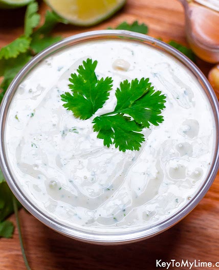 Cilantro Garlic Sauce - Pollo Tropical Copcyat