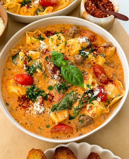 Tortellini soup