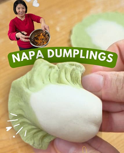 Napa Cabbage Dumplings!