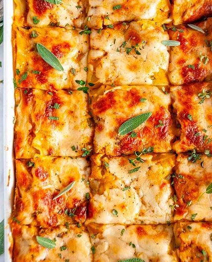 Butternut Squash Vegetable Lasagna