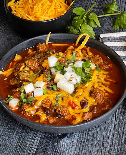 Smoked Texas Brisket Chili Recipe