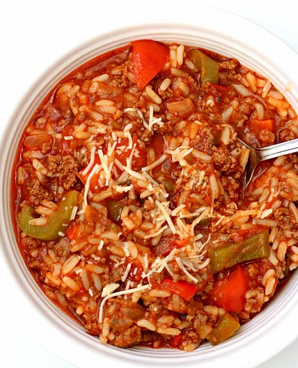 Instant Pot Stuffed Pepper Soup
