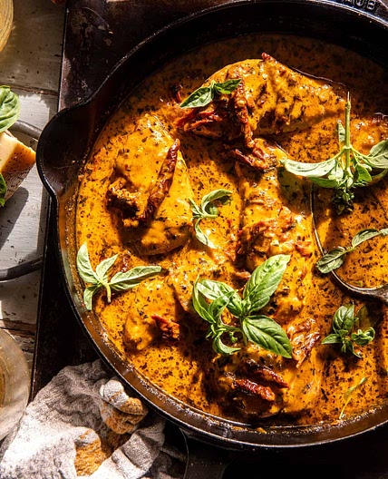 Marry Me Chicken in Pumpkin Cream Sauce