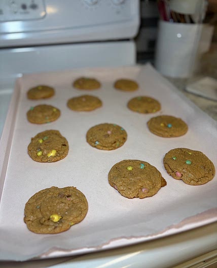 Brown Butter Mini Egg Cookies