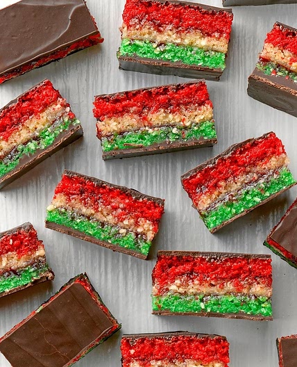 Passover Rainbow Cookies