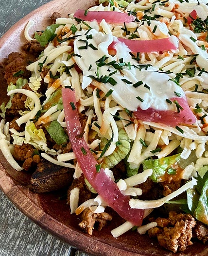 Taco Loaded Potato Bowls