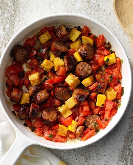 Easy Sausage and Vegetable Skillet
