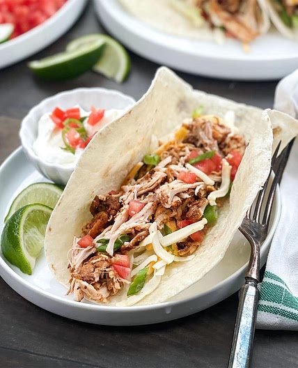 Shredded Chicken Tacos Recipe