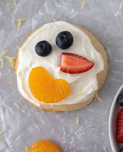 Chilled CRUMBL Fruit Pizza Cookies