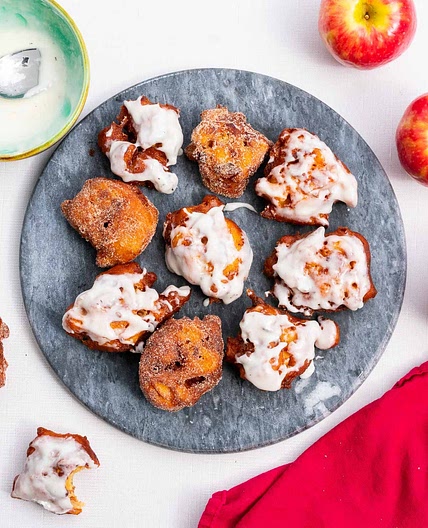 Sourdough Apple Fritters