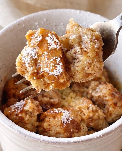 Microwave French Toast in a Mug