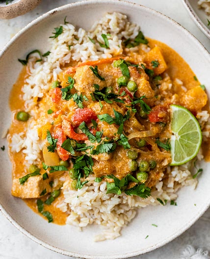 Slow Cooker Thai Peanut Chicken