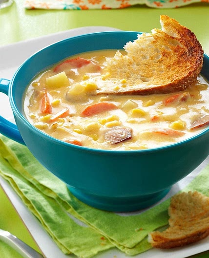 Cheesy Corn Chowder