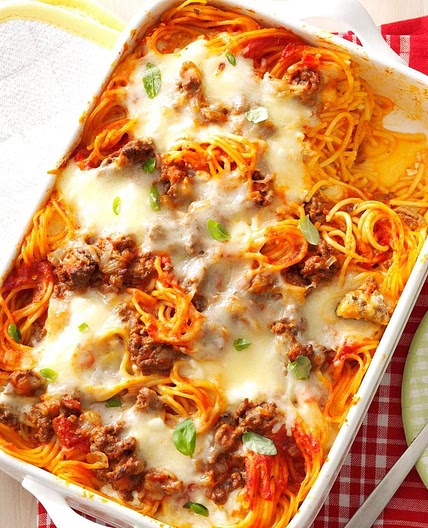 Favorite Baked Spaghetti