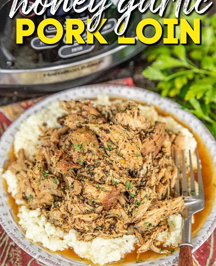Slow Cooker Honey Garlic Pork Loin