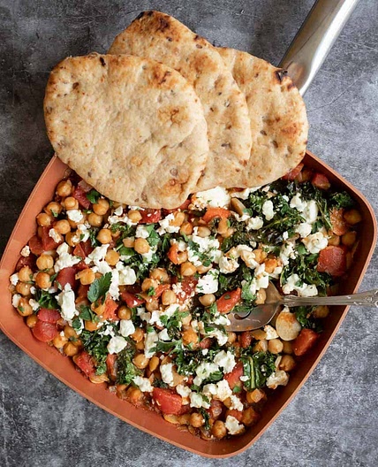 Mediterranean Chickpea Skillet