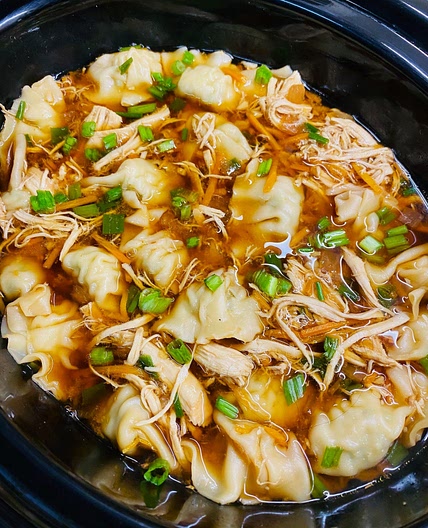 Crock Pot Chicken Wonton Soup