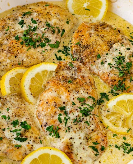 Easy Creamy Lemon Chicken