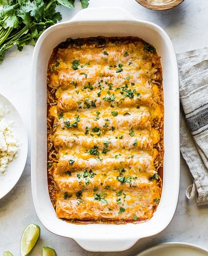 Easy Chicken Enchiladas