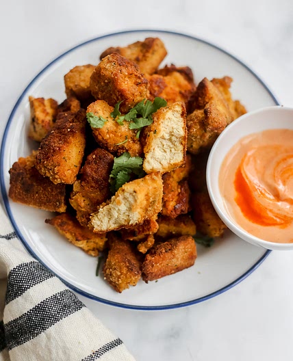 Crispy Vegan Tofu Chicken