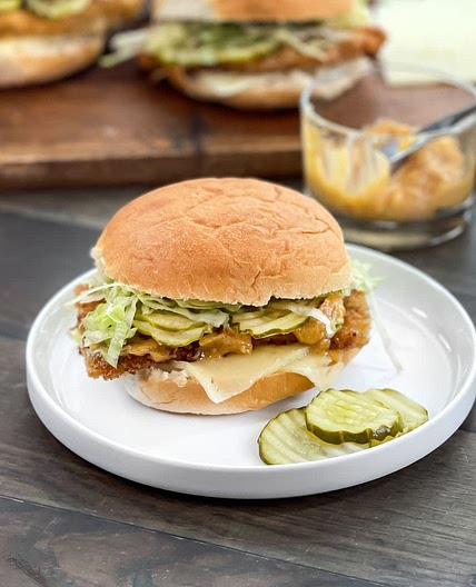 Crispy Hot Honey Chicken Sandwich Recipe