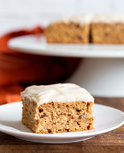 Vegan Spice Cake with Cream Cheese Frosting