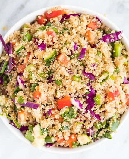 Low FODMAP Rainbow Quinoa Salad