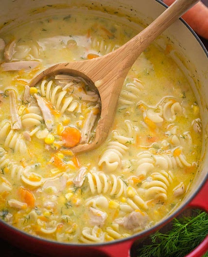 Creamy Chicken Noodle Soup Recipe