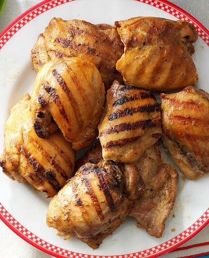 Grilled Brown Sugar-Mustard Chicken