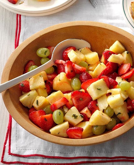 Minty Pineapple Fruit Salad