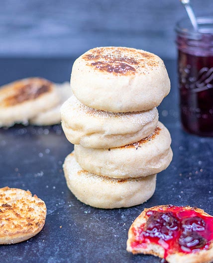 Sourdough English Muffins