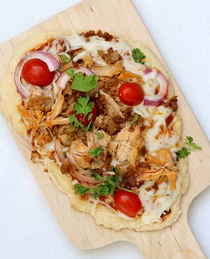 Instant Pot Barbecue Chicken Flatbread