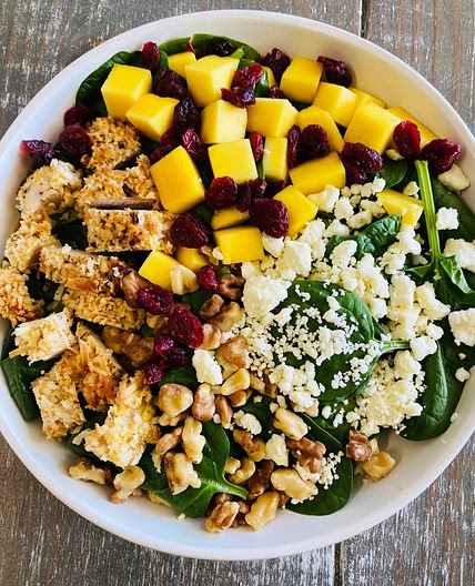 Mango and Spinach Glow Bowls