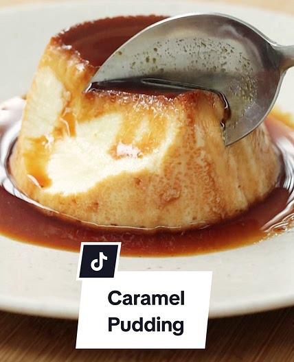Resep Caramel Pudding (untuk 3 porsi) Bahan karamel: 60 gr gula 