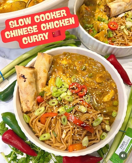 SLOW COOKER CHINESE CHICKEN CURRY