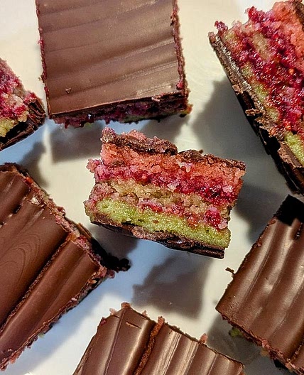 Homemade Italian Rainbow Cookies