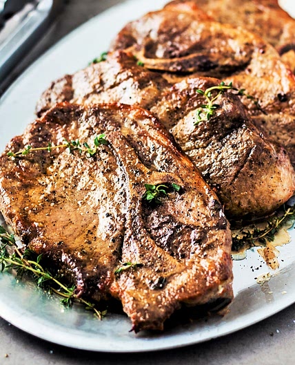 Baked Pork Steaks in Oven