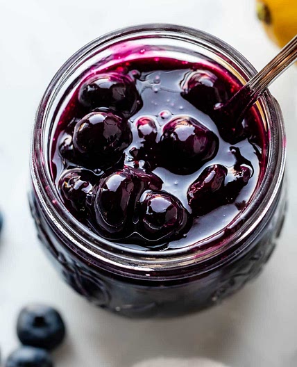 Blueberry Sauce Topping