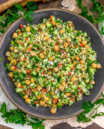 Easy Zaatar Couscous Salad