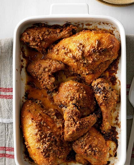 Nutty Oven-Fried Chicken