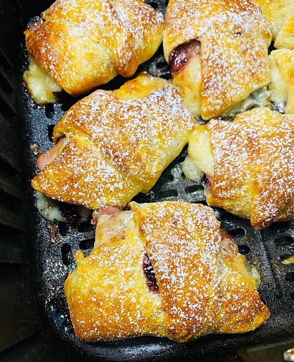 Air Fryer Monte Cristo Roll Ups