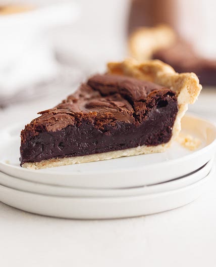 Nutella Brownie Pie