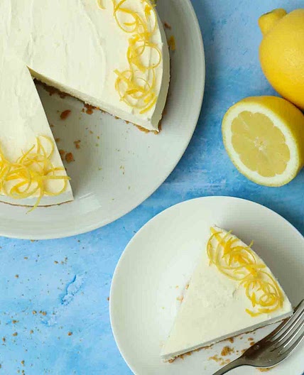 No Bake Lemon Cheesecake {6 Ingredient Recipe}