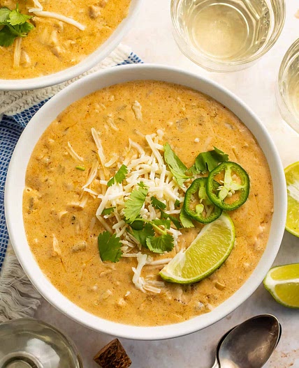 Keto White Chicken Chili