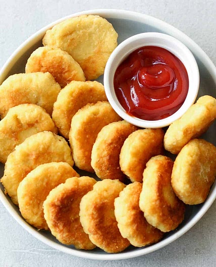 Vegan Pan-Fried Tofu Nuggets