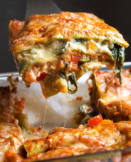 Gemüse-Lasagne mit Spinat: Amore Italia