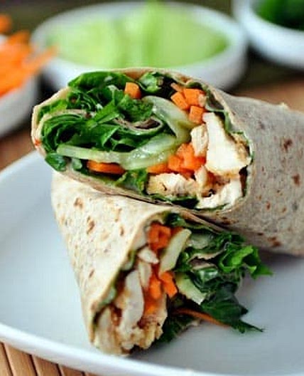 Thai Chicken Crunch Wraps