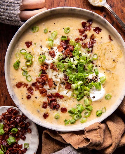 Easy Spicy Baked Potato Soup